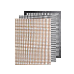 2023 nouveau produit vente en gros maille de <span class=keywords><strong>barbecue</strong></span> noire antiadhésive tapis de gril en ptfe réutilisable feuille de maille de cuisson - Product Image 2