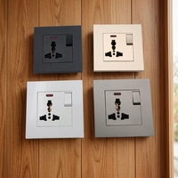 Prise murale universelle BENDI C42 86 Type 1, 16A 250V, multifonction, 3 broches, IP22, ignifuge, prise de courant PC, norme britannique
