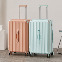 Nouveau super grande capacité étui de costume femme multi-fonction chariot bagages roue universelle mâle étudiant mot de passe valise