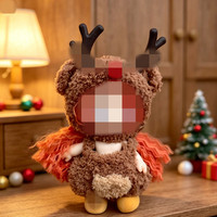 [Vêtements uniquement] Vêtements mignons pour poupée en peluche de 10 cm, ensemble de vêtements mignons pour poupée, costumes d'Halloween faits à la main.