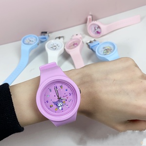 <span class=keywords><strong>Montre</strong></span> à quartz numérique tendance Kuromi pour étudiants, montres en silicone de dessin animé, <span class=keywords><strong>montre</strong></span> pour enfants <span class=keywords><strong>Melody</strong></span> - Product Image 1