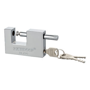 Candado resistente a la intemperie RICHDOOR, llaves de paleta anticorte, candado rectangular cromado con 3 Llaves - Product Image 2