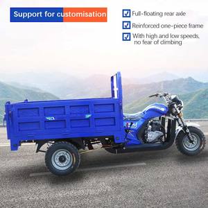 Moto voiture tricycle motorisé cargo scooters à essence tricycles à <span class=keywords><strong>benne</strong></span> basculante motorisés pour adultes - Product Image 3