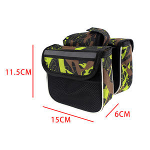 Sac de rangement pour tube avant de vélo, 1,5 l, étanche, avec rangement intérieur, pour accessoires de cyclisme et de VTT - Product Image 2