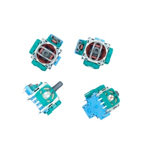 Совместимый игровой 3D-джойстик премиум-класса с зелёной и синей основой, без вибрации, для PS4 - Product Image 5