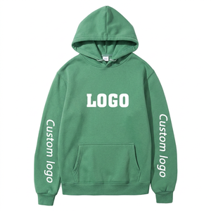 Sweat à capuche polaire personnalisé pour homme avec logo, motif écossais, poche kangourou, broderie, tissu respirant 360g - Multicolore Décontracté - Product Image 5