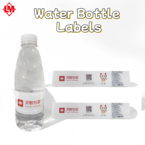 Etichetta Impermeabile per Bottiglia d'Acqua, Adesivo BOPP Personalizzato Stampato per Confezioni di Acqua Potabile con Logo del Marchio e Codice QR, Basso MOQ - Product Image 1