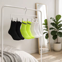 Chaussettes de sport classiques d'été en tricot anti-ampoules à séchage rapide ODM pour hommes et femmes, idéales pour le cyclisme