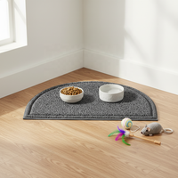 Fabricant en gros de tapis pour gamelles de chat et de chien, doux, solide, moderne, été/hiver, en PVC
