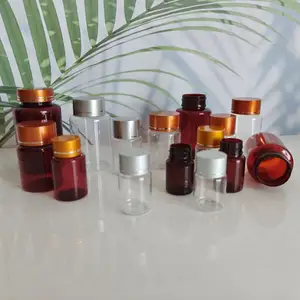 Tùy Chỉnh Màu Sắc 120cc Để 250cc Pet Nhai Kẹo Cao Su Ho Syrup Bao Bì Nhựa Thuốc Viên Nang Vitamin Chai