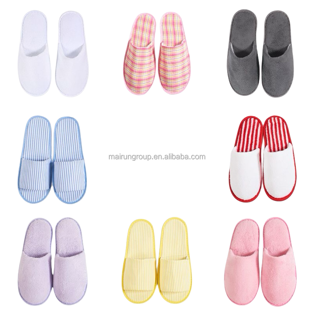 [M12] รองเท้าแตะกำมะหยี่ปะการัง7mm