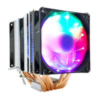 Refroidisseur de ventilateur en aluminium cuivre avec roulement hydraulique à connecteur 3 broches pour application de boîtier d'ordinateur