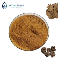 Poudre d'extrait de Chuanxiong, extrait de rhizome de Ligusticum Chuanxiong, poudre fine brune standardisée, approvisionnement en vrac