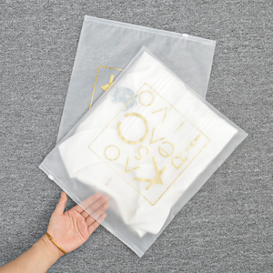 Bao Bì Nhựa Trong Mờ Tùy Chỉnh Sang Trọng Túi Khóa Kéo Cho Quần Áo Túi <span class=keywords><strong>Ziploc</strong></span> Nối Tóc Có Logo - Product Image 5