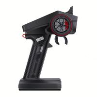 Récepteur télécommandé métallique Hot RC CT-8A 8CH 2.4G pour véhicules d'escalade, drift, navires, chars et bateaux