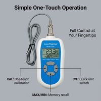 Thermomètre numérique industriel le plus vendu, sonde étanche IP68, acier inoxydable de qualité alimentaire, OEM/ODM, haute précision