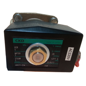 วาล์วขดลวดแม่เหล็กไฟฟ้า CKD ใหม่ APK11-25A-C4A-AC220V ในบรรจุภัณฑ์แบบปิดสนิท - Product Image 1