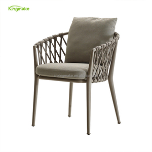 Meubles d'extérieur <span class=keywords><strong>de</strong></span> luxe <span class=keywords><strong>en</strong></span> corde <span class=keywords><strong>de</strong></span> <span class=keywords><strong>jardin</strong></span> Meubles <span class=keywords><strong>de</strong></span> patio et <span class=keywords><strong>de</strong></span> balcon <span class=keywords><strong>en</strong></span> aluminium Ensemble <span class=keywords><strong>de</strong></span> tables à manger pour 6 personnes - Product Image 6