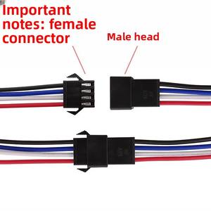 Cable Conector de Terminales Macho-Hembra <span class=keywords><strong>SM</strong></span> de 2.54MM IP66 -45~+85, Conexión Aire-Aire, Cable de Alimentación de 3 Pines para Carga de Batería - Product Image 3