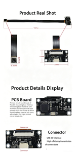 Llgcam IMX298โฟกัสอัตโนมัติแบบ16MP CMOS 1/2.8นิ้วโมดูลกล้อง USB 120 ° FOV สำหรับการจดจำใบหน้าแบบฝังตัวในอุตสาหกรรม - Product Image 2