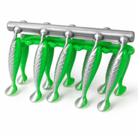 Machine de moulage par injection pour leurres de pêche en plastique souple, équipement de fabrication d'appâts de pêche, ligne de production de moules personnalisés