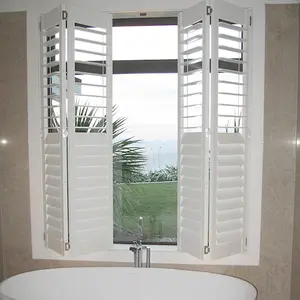 PVC Plantation Shutters Nice House Shutters Customized Various Colors Vinyl Shutter Windows Blinds