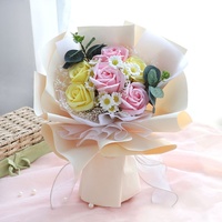 Hadiah Bunga Kering Awet Bunga Aster Kecil Sabun Mawar Buket Jadi Buatan Cina 7200 Grosir Festival Qixi Hari Valentine