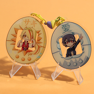 Porte-clés en acrylique personnalisé Vigreat avec impression couleur double face et bord renforcé pour la décoration de sacs, design anime - Product Image 6