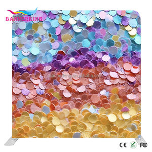 แบ็คดรอปอลูมิเนียมสี่เหลี่ยม8x8ft พร้อมโลโก้ที่กำหนดเองเทคนิคการพิมพ์ดิจิตอลสำหรับปลอกหมอนกราฟิก - Product Image 3