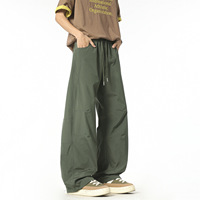 Pantalon décontracté coupe droite style américain pour homme, léger, mi-ample, respirant, fluide, long, sportswear printemps/été