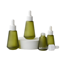 Vente en gros de flacons compte-gouttes en verre de 30 ml, emballage cosmétique, crème pour la peau, gouttes pour les yeux, huiles essentielles, parfum, impression sur écran