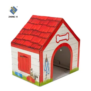 Casa de juegos personalizada para interiores y exteriores, casa de juegos DIY, cohete de cartón para niños, gato mascota