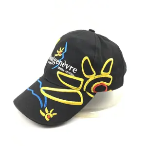 ゴラスサプライヤーカスタム6パネルヘビーブラッシュドコットンツイル3D刺Embroideryロゴアウトドアスポーツ野球帽