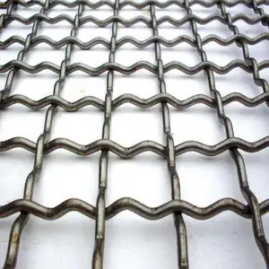 Manufacturer Supply 40x40 500x500 325x2300 6 Mesh 300 Micron Crimped Stainless Steel Wire Mesh