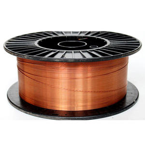Alambre de soldadura con carrete de plástico, protección de Gas CO2 recubierto de cobre, AW01 - Product Image 1