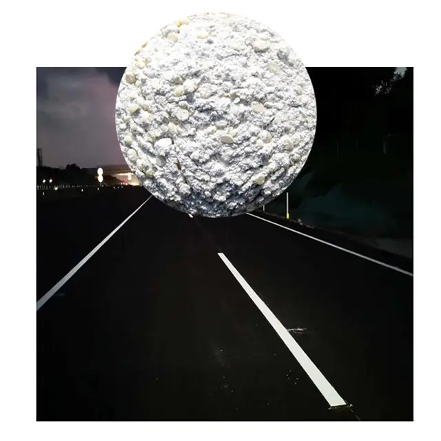 Termoplastik menyala dalam gelap jalan menandai cat reflektif bubuk putih cat bubuk pelapis