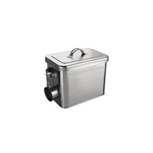 laundry powder bin with scoop 430 stainless steel pet food storage container 3.8L rectangle metal dog treat food storage box