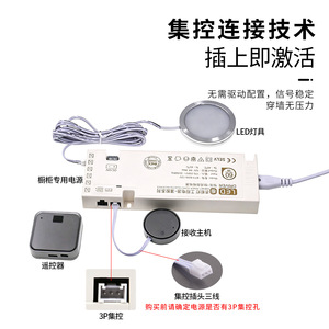 BETOCI <b>Wireless</b> Touch Sensor <b>Switch</b> 12V/24V LED <b>Light</b> Strip Controller For Wardrobe Wine Cabinet Multi Control - Product Image 4