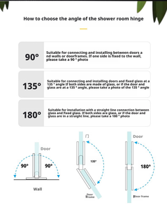 <span class=keywords><strong>Support</strong></span> <span class=keywords><strong>de</strong></span> <span class=keywords><strong>fixation</strong></span> mural en verre à 90 degrés SVA pour porte <span class=keywords><strong>de</strong></span> douche, hôtel, bureau, personnalisé en Chine - Product Image 5