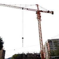 8T 60M Grue à tour Topkit Hammerhead pour la construction, pièces de rechange, boîte de vitesses intérieure pour grue mobile d'escalade, à vendre
