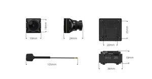 Hoshi caddx walkail avatar ชุด GT กล้อง vtx avatar HD 1080P 160 FPV Gyro <span class=keywords><strong>1</strong></span>/<span class=keywords><strong>1</strong></span> 8นิ้ว5.8G 2W ชิ้นส่วนโดรน - Product Image 6