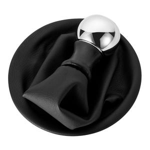 Cache-poussière en cuir pour pommeau de levier de vitesse Peugeot Citroën, cadre rond, lavable, protection du levier de vitesse de voiture - Product Image 1