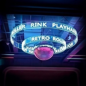 Enseigne néon <span class=keywords><strong>LED</strong></span> <span class=keywords><strong>circulaire</strong></span> personnalisée alimentée par transformateur – Lumière de logo suspendue en acrylique pour bar, restaurant, magasin, publicité commerciale - Product Image 5