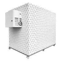 Panneau sandwich PIR en PU de 4'' et 6'' pour chambre froide et congélateur, avec panneau gaufré effet stuc, en vente