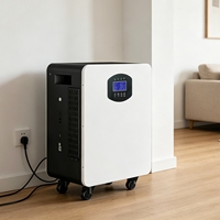 Sistema de Almacenamiento de Energía Solar Híbrido Todo en Uno de 51.2V 314Ah 16kWh con Inversor de Litio LiFePO4, BMS, RS485, 5kWh para el Hogar, MPPT