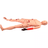 Simulateur de traumatisme multifonctionnel, mannequin de soins infirmiers, modèle de formation aux soins cliniques avec ressources d'évaluation des plaies pour centre d'urgence