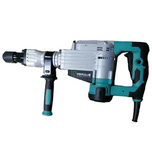 IPOPULUS 1500W 15J Industrial Heavy Duty Electric Jack Hammer Drill Machine Demolition Hammer