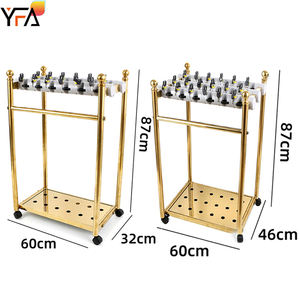 12/18 griglia commerciale <span class=keywords><strong>portaombrelli</strong></span> con lucchetto rimovibile vassoio antigoccia portaoggetti porta portaoggetti <span class=keywords><strong>per</strong></span> <span class=keywords><strong>ufficio</strong></span> Hotel - Product Image 2
