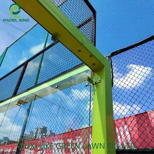 Pista de Pádel de Bajo Mantenimiento PK-150, Pista de Pádel Panorámica de Alta Calidad con <span class=keywords><strong>Vidrio</strong></span> Autolimpiante y Césped Resistente - Product Image 3