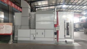 Cabine de peinture automobile à chauffage diesel certifiée CE |   Cabine de peinture automobile LX2 avec éclairage <span class=keywords><strong>LED</strong></span> et panneaux EPS pour la peinture de carrosserie et le four de cuisson - Product Image 5